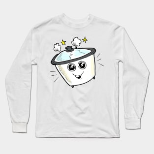 Happy little rice cooker Long Sleeve T-Shirt